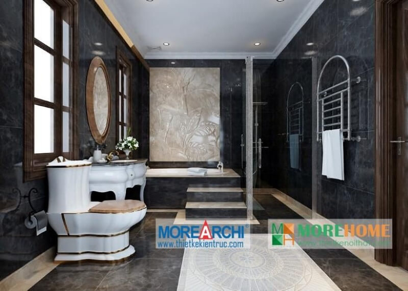 đá ốp tường phòng tắm
